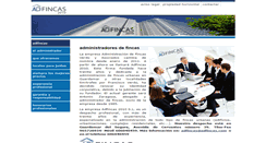 Desktop Screenshot of adfincas.com